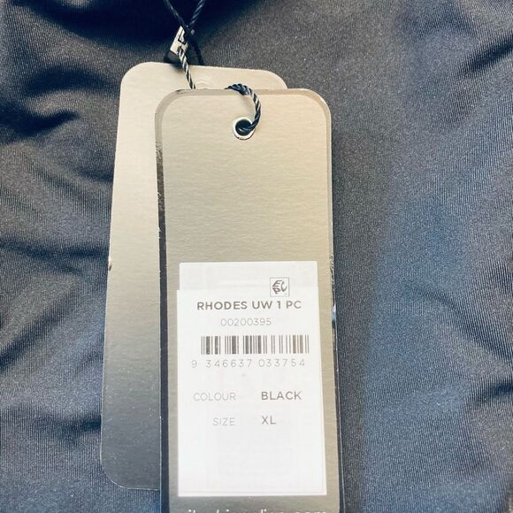 CITY CHIC Black Rhodes One Piece Swimsuit Padded Underwire Plus Size XL 22 NEW - Picture 4 of 9